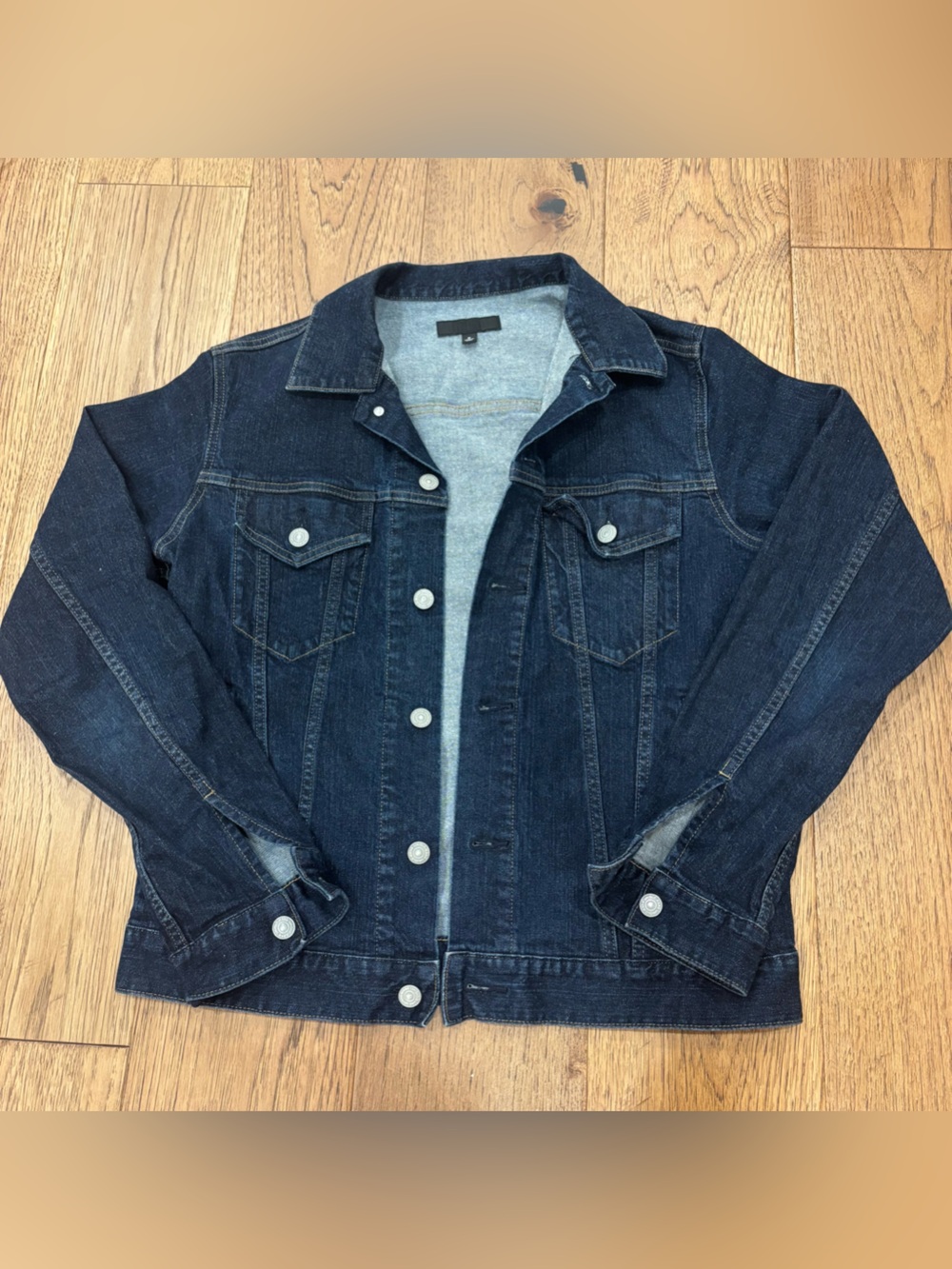 Uniqlo Dark Blue Men’s Denim Jacket - Classic Casual